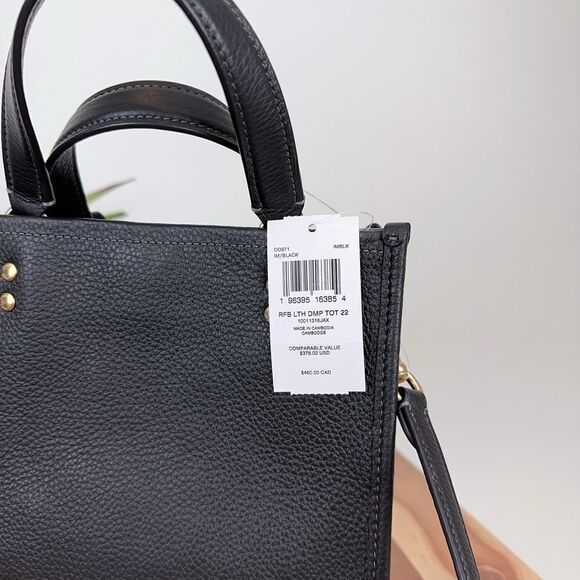 NWT Coach Leather Dempsey Tote 22 - Picture 6 of 7
